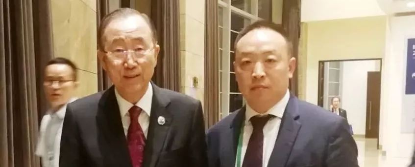 好屌插联合国第八任秘书长潘基文会见赵章栓会长